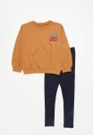 PoP Candy Sweatshirt & Legging Set - Rust & Navy