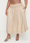 Superbalist Capri Linen Plus Full Skirt - Neutral