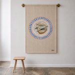 Vissies – Original Art Print On Fabric