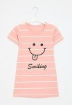 PoP Candy Striped Night Dress - Pink
