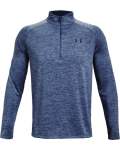 Men's Ua Tech Zip Long Sleeve - Mineral BLUE-470 Md