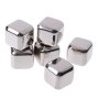 6PCS Stainless Steel Chilling Reusable Ice Cubes For Whiskey Wine
