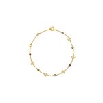 Kira Pearl Delicate Chain Bracelet -multi