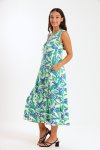 Ladies Midaxi Sleeveless Summer Dress With Pockets