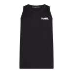 Karl Logo Beach Tank Top -black