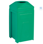 Super Modulus Plastic Recycling Bin – With Exterior Lid And Bin – Recmdolgn