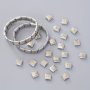 Stainless Steel Alphabet Bracelet DIY Module Fashionable Italian Style Modular For Women Chic Daily & Holiday Gift Vacation & Minimalist Design