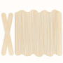 10/50/100/200 Pcs Large Wax Wood Body Hair Removal Stick Applicator Scraper Natural Wood Wax Applicator Wood Wax Craft Stick Spatula Applicator For Hair Removal