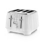 Ballerina 4 Slice Toaster - Opaline White