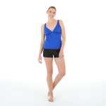 OTG Women's Textured Halter Tankini Set