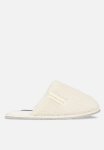Calvin Klein Hotel Slipper Surfaces Sherpa Wn - Creamy White & Orange Pop