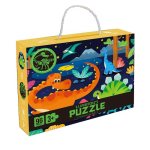 Glow-in-the-dark Dinosaur Puzzle 96 Pieces