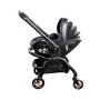 Cruze Car Seat Stroller Black And Rose Gold