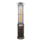 Alva Circular Glass Tube Gas Patio Heater