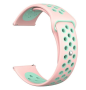 Fitbit Versa Silicone Watch Strap -light Pink And Turquoise