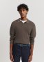 Cotton Silk Textured Long Sleeve Polo