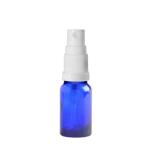 10ML Blue Glass Aromatherapy Bottle With Spritzer - White 18 410