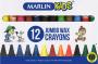 Marlin Kids Jumbo Wax Crayons 14MM