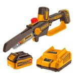 Ingco - Cordless MINI Chainsaw 6 Inch Bar With 4.0AH Battery & Charger