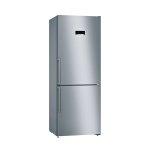 Bosch Serie 4 Fridge - 385 Litre No-frost Bottom Freezer Combination Doors Inox Clean