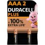 Duracell Plus Batteries Aaa 2 Pack