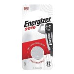 Energizer 1 PK 3V Lithium Coin Batteries CR2016 E301326200