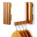 Clothes Drying Rack Wall Mounted Foldaway Clothes Rail - Multi-functional Organizer For Laundry Rooms Hanging Decor Bathrooms -