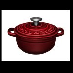 Maxwell & Williams 9.5CM Cast Iron Cocotte Merlot
