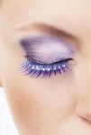Blue White Rhinestone Eyelashes