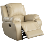 Lyla Recliner – Leather Upper Mushroom