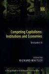 Competing Capitalisms: Institutions And Economies Hardcover