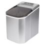 Counter-top Ice-maker 12KG Ice Maker Machine 8 Mins 9 Bullet Ice- Silver
