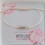Ashona 925 Sterling Silver Love Friendship Bracelet Dainty 12-24CM Adjustable