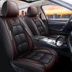 Premium Faux Leather Car Seat Cover - Fit Front Seat Protector Mat For Sedans & Suvs Durable Auto Interior Accessory 1PC