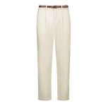 Magic Pleated Chino Belted Pants Coloured