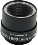 Securnix Lens 16MM Fixed Iris Retail Box No Warranty