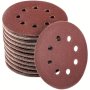 10/50PCS Sand Discs 12.7 Cm 8 Hole Round Sandpaper 60 120 180 240 400 Grits Hook Ring Sanding Pad Mixed For Random Track Sanding Machine