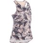 Girls' Breathable Synthetic Gym Tank Top S500 - Pink Print - 10-11YEARS_SLASH_4'7_QUOTE_-4'8_QUOTE_