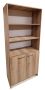 Oxford 5 Shelf 2 Door Book/filing Cabinet 80CM - Sahara