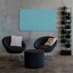 Elite Frameless Glass Board Coloured – FGB1600CO