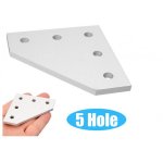 5 Hole 90 Degree Joining Plate For V-slot Rail