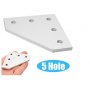5 Hole 90 Degree Joining Plate For V-slot Rail