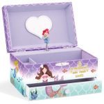 A&a Music Jewelry Box For Girls With Big Drawer Paired With Cute Mermaid Theme Rotating Playback The Tune For Beautiful Dream Li