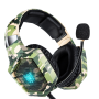 -K8 - High-fidelity Surround Sound Headset With Rgb Lighting -green