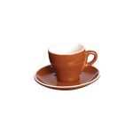 Fortis - Italia - Brown Cappuccino Cup 160ML & Saucer Set Of 12