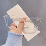 Square Frame Clear Lens Glasses Minimalist Decorative Glasses Fashion Spectacles For Women Men