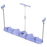Slim Leg Trainer & Pelvic Floor Exerciser With Handlebar For Home Gym-blue
