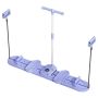 Slim Leg Trainer & Pelvic Floor Exerciser With Handlebar For Home Gym-blue