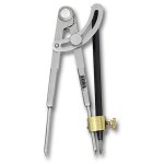 6" Wing Divider With Brass Pencil Holder 150MM 150750