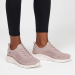 Skechers Bobs Squad Chaos Slip-on Sneaker - Light Pink With Gold - 8